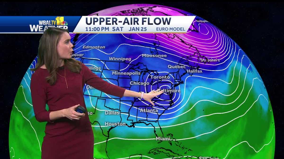 Tuesday starts off very cold, dry