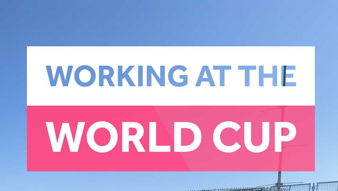 Massachusetts college students learning on the job at the FIFA World Cup