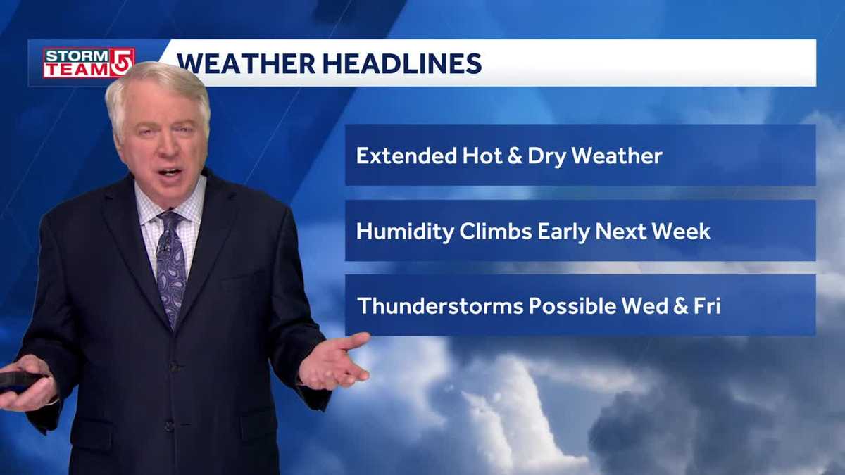 Video: Sunny weekend as possible heat wave sets in