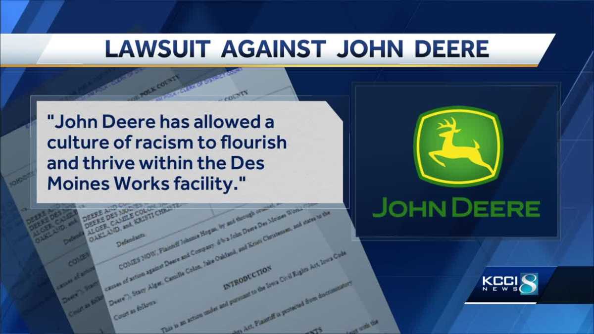 Employee files lawsuit against John Deere, citing racial discrimination