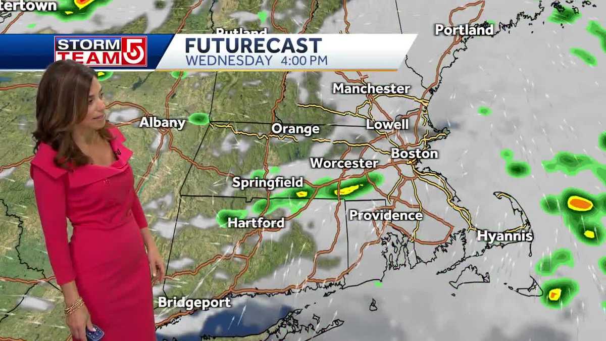 Video Rain Isolated Thunderstorms Possible