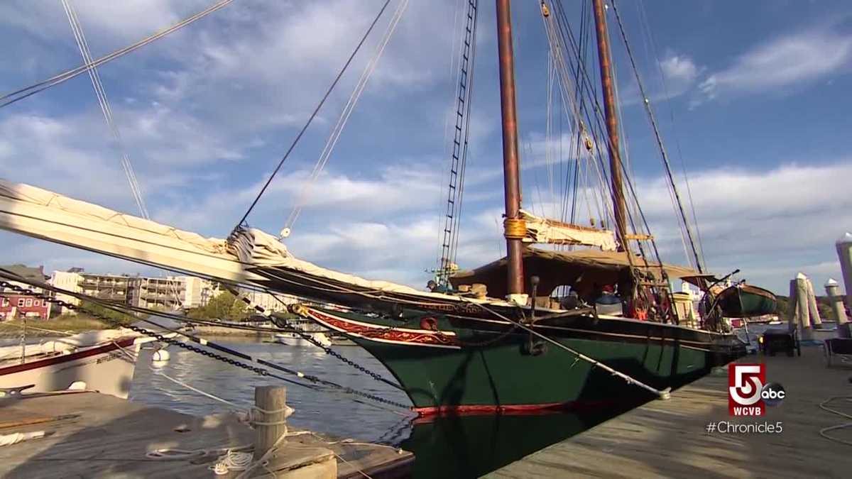 Sailing along Maine's coast aboard the Stephen Tabor from 1871