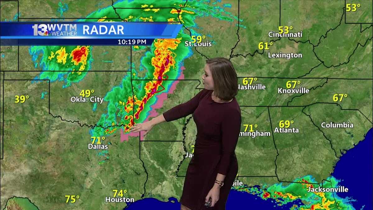 Harmony Mendoza's severe weather forecast for Wednesday