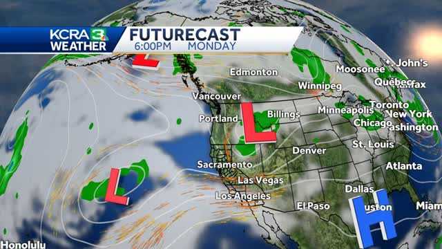 A mix of clouds and mild temperatures the next few days