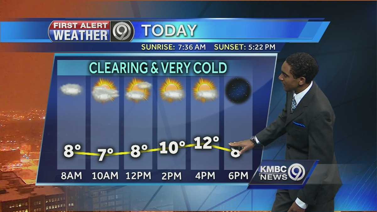 First Alert: Snow moves out but cold air remains