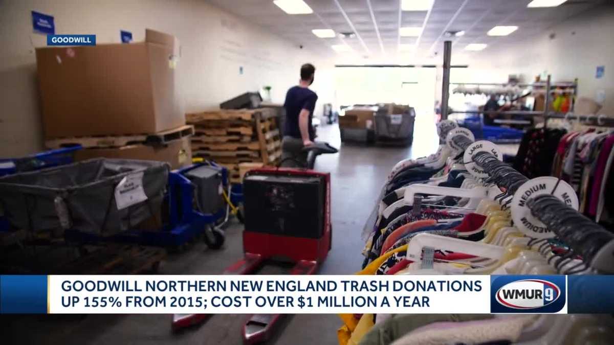 Trash donations to Goodwill Northern New England up 155 from 2015