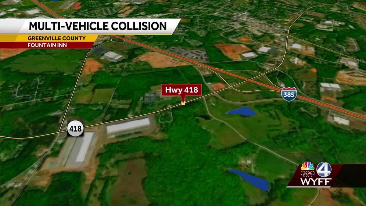 South Carolina: Two people were killed in a multi-vehicle crash