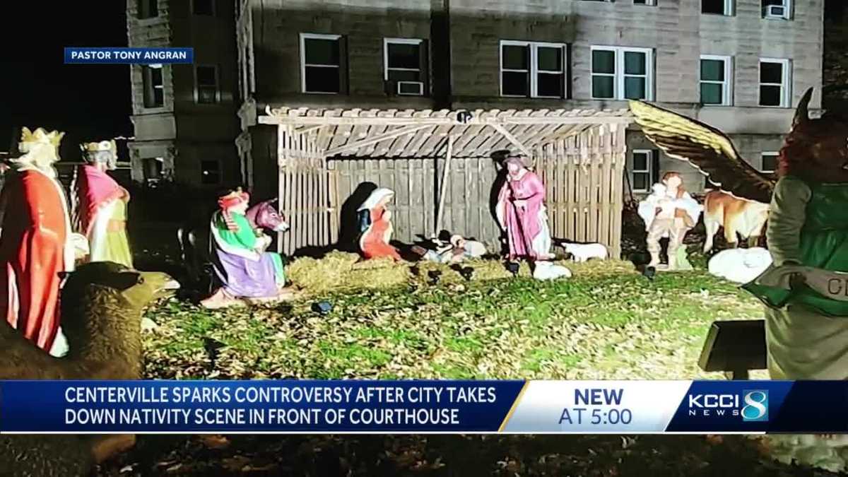 Community Divided Over Nativity Scene On Courthouse Lawn