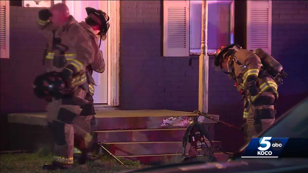 Oklahoma City Crews Battle Fire With One Person Injured