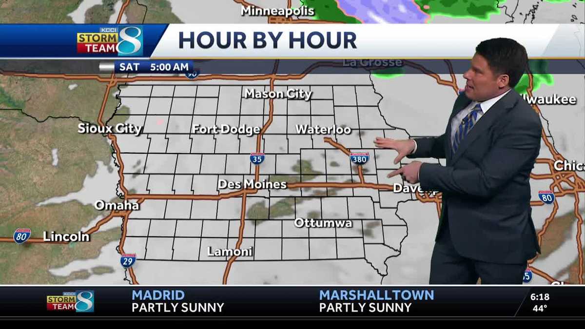 Iowa forecast: Clouds and fog linger as rain moves out