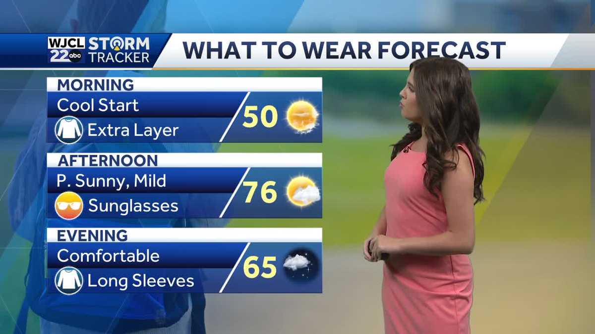 Cloud cover moves in later today and rain returns tomorrow - WJCL