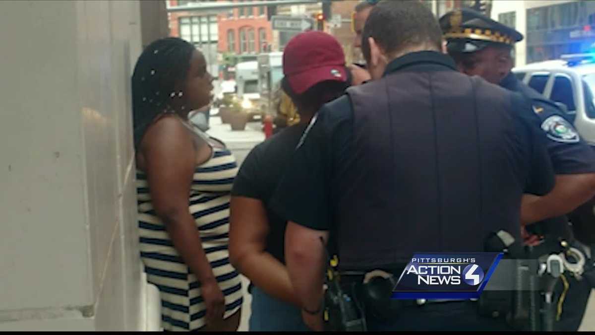 Three women face charges after bus brawl downtown