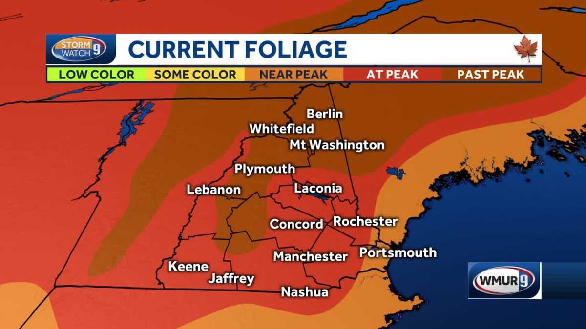 NH FOLIAGE REPORT Fall colors popping at least a week earlier than average