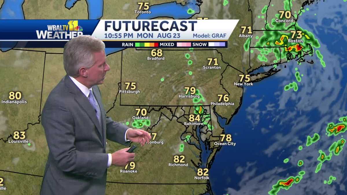 Dry, hot week ahead with temps in 90s