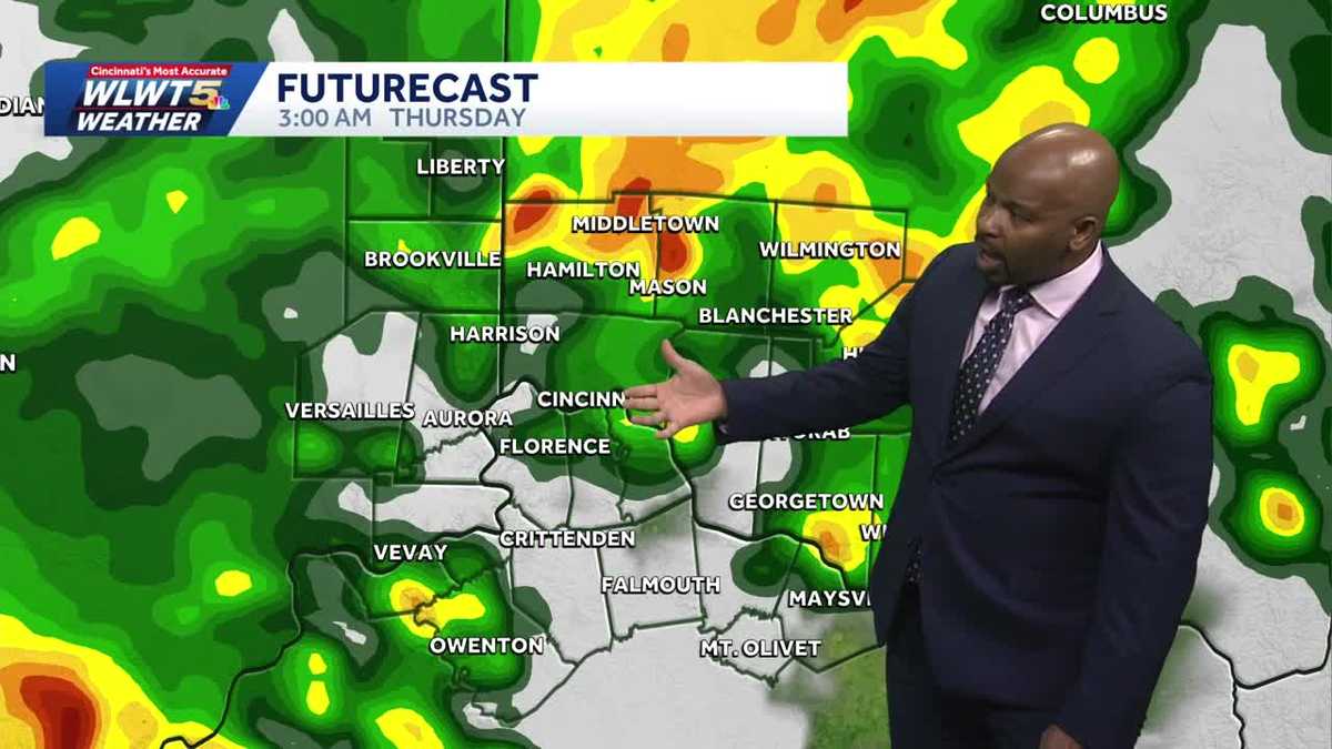Rain Threat Returns Wednesday Cincinnati
