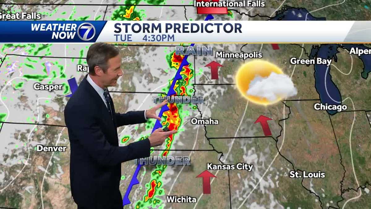 Rain chance Tuesday: October 1 Omaha