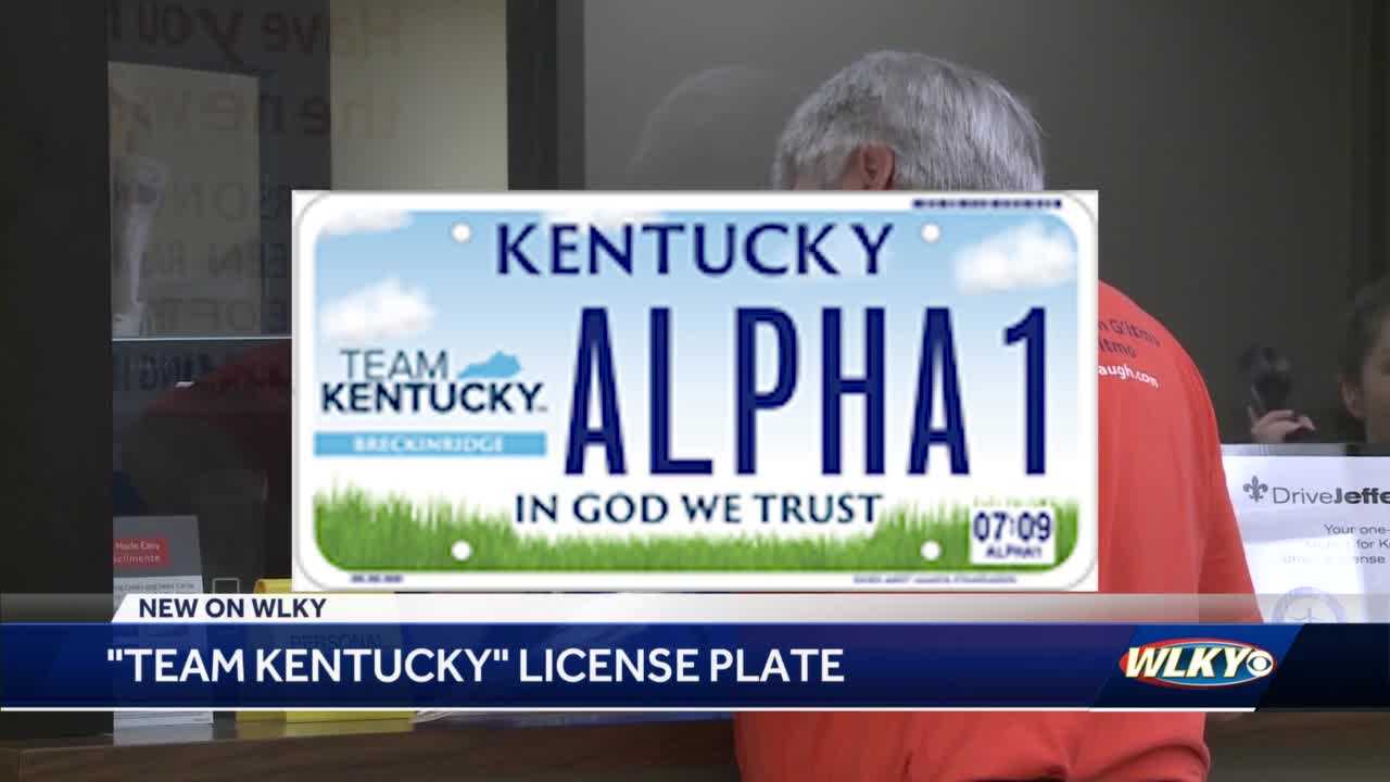 Gov. Beshear Announces New License Plate Option For Kentuckians