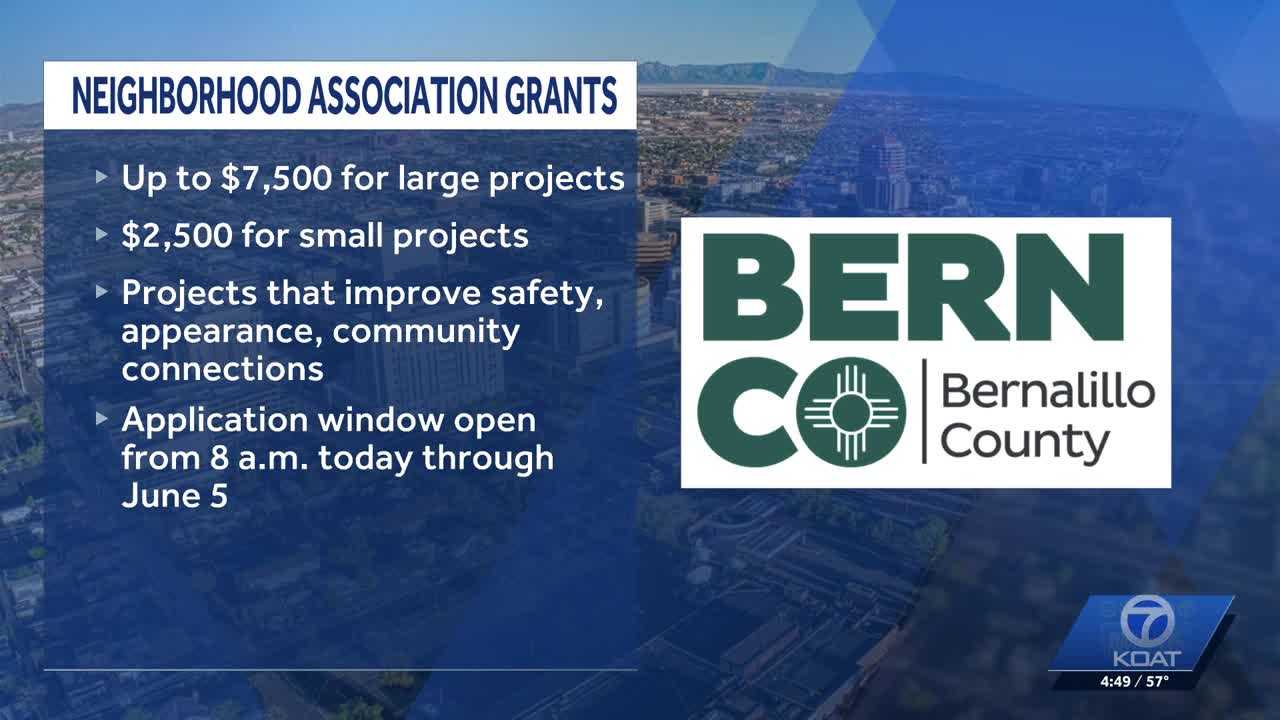 Bernalillo County offering grants to support neighborhood projects