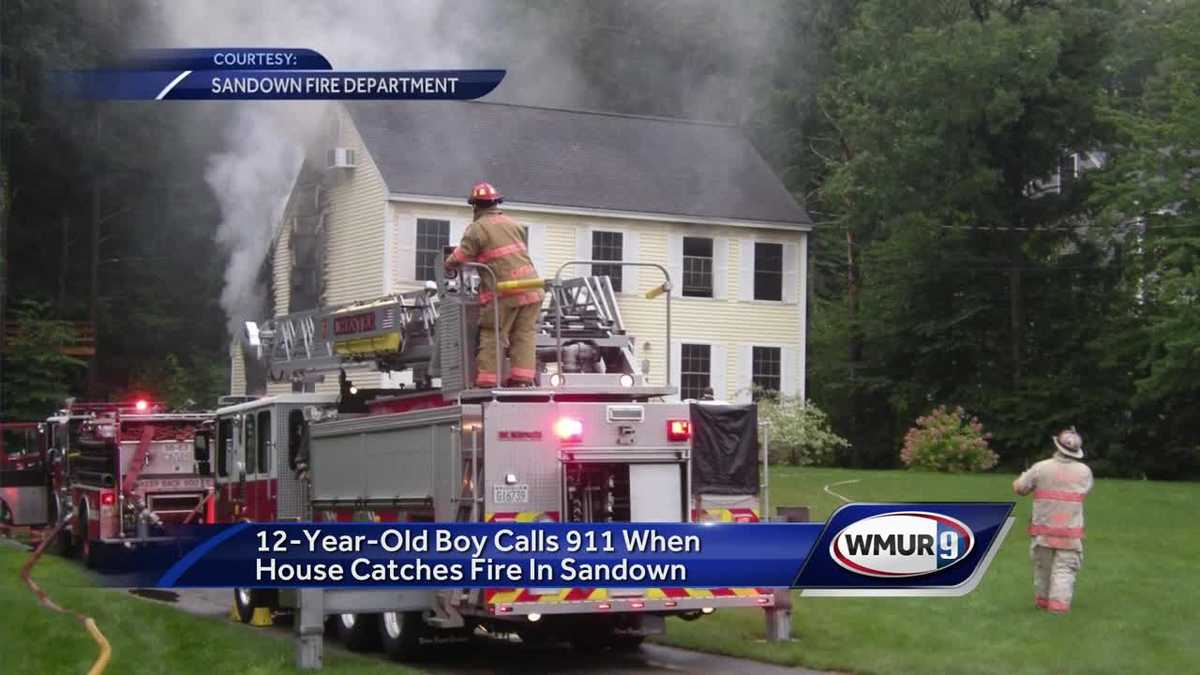 Sandown 12yearold calls 911 in house fire
