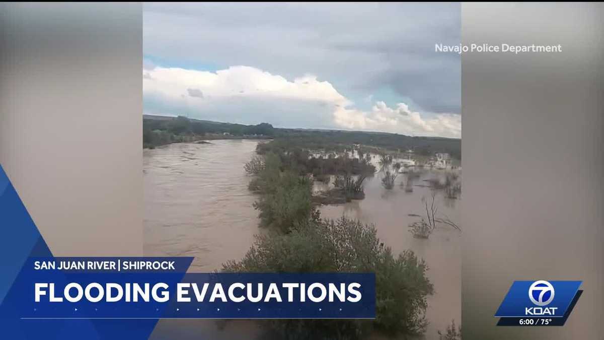 Flooding prompts temporary evacuations at Nizhoni Park in Shiprock