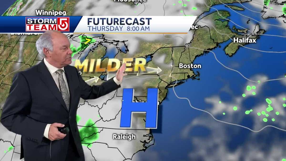 Video: Milder weather on the way after cold spell