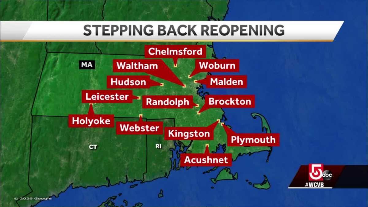 Multiple Massachusetts Communities Stepping Back Covid 19 Reopening