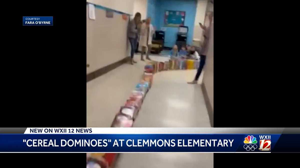 Clemmons Elementary School celebrates meeting food drive goal with ...