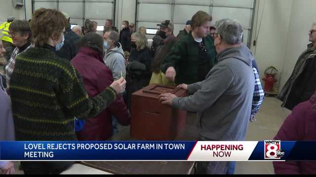 Lovell rejects proposed solar farm in town meeting - Vimarsana News