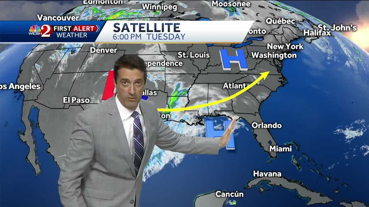 Rain arrives Wednesday evening with storms likely Thursday