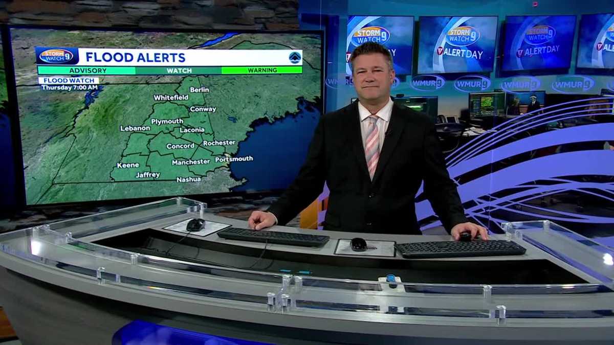 NH forecast video: Rain continues with gusty winds