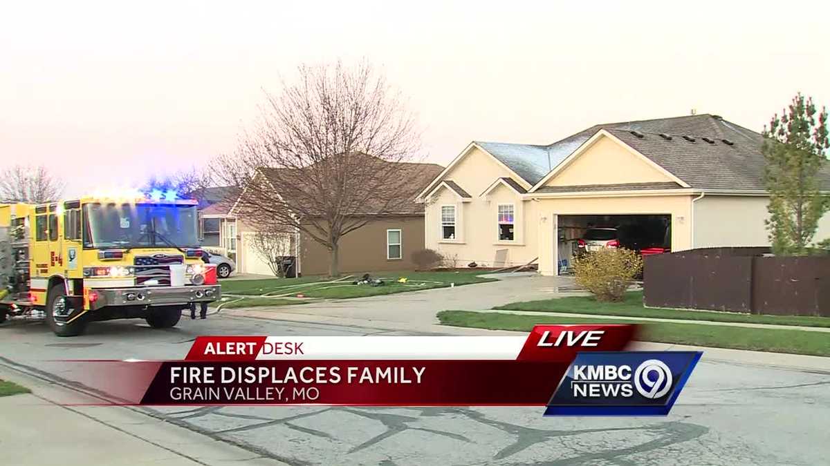 Fire damages Grain Valley family's home early Wednesday