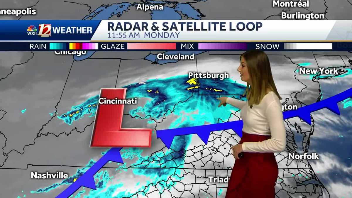 WATCH: Rain Tonight, Cooler and Gusty Tuesday