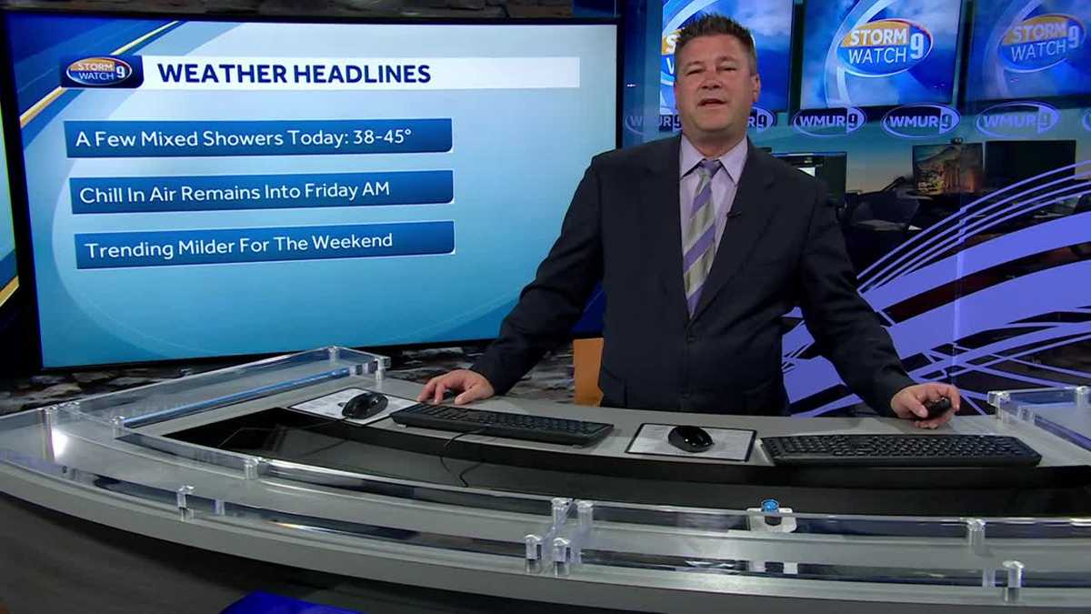 NH forecast video: Mixed showers possible on chilly day