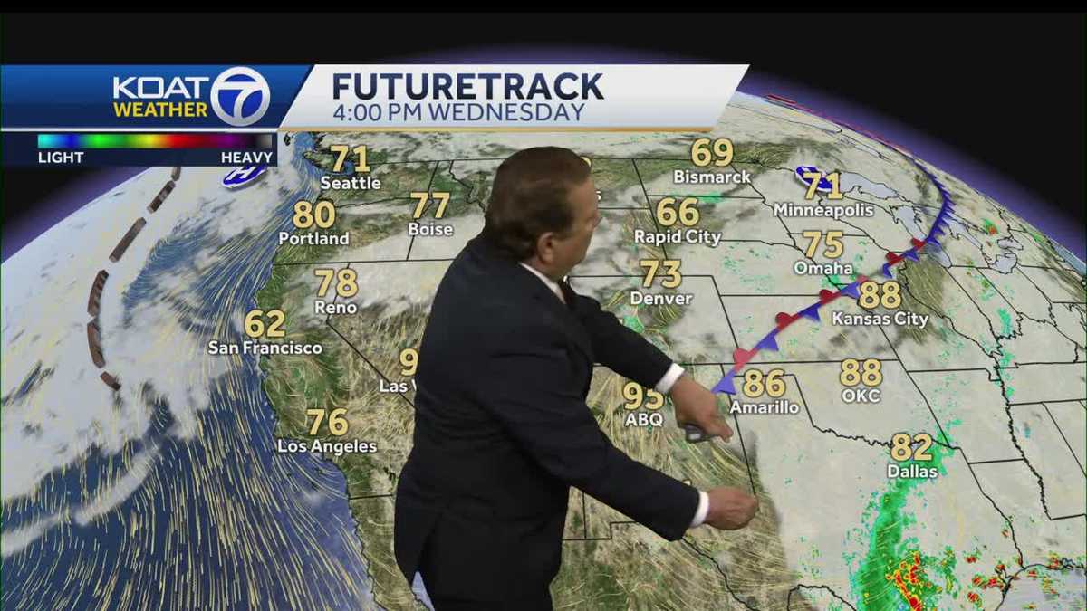 Heat for New Mexico until incoming storms move in