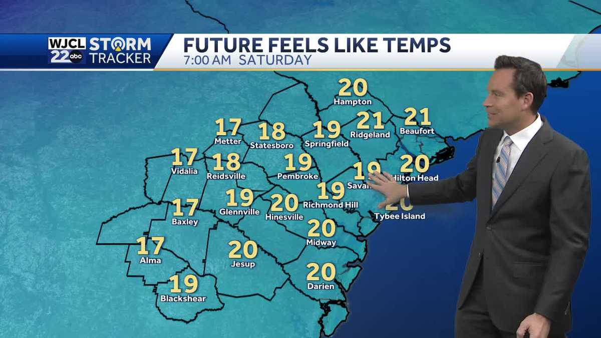 Savannah Cold blast to deliver freezing temperatures