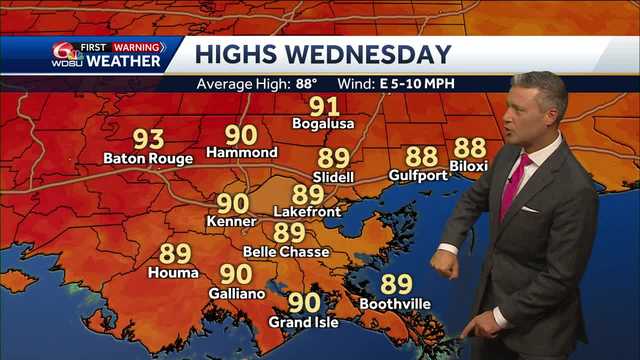 New Orleans forecast temperatures humidity rain chances - Vimarsana News