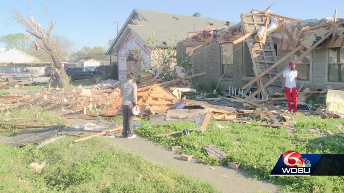 St. Bernard pregnant woman loses baby items in tornado