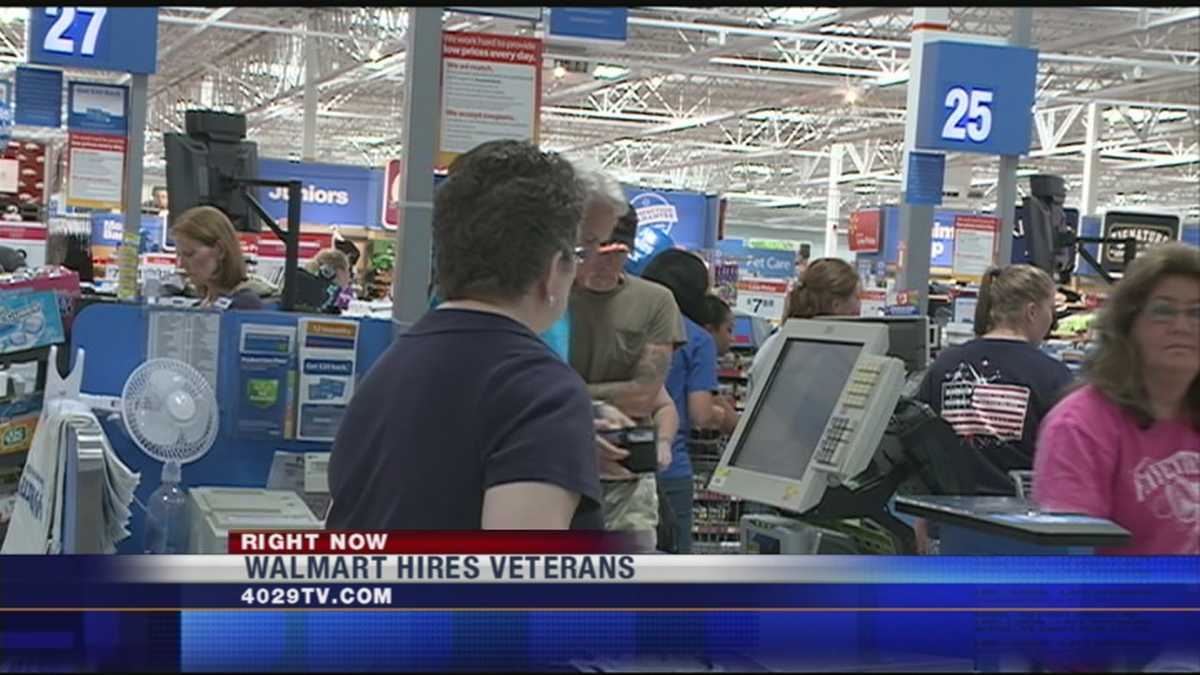 Walmart starts veteran hiring program on Memorial Day