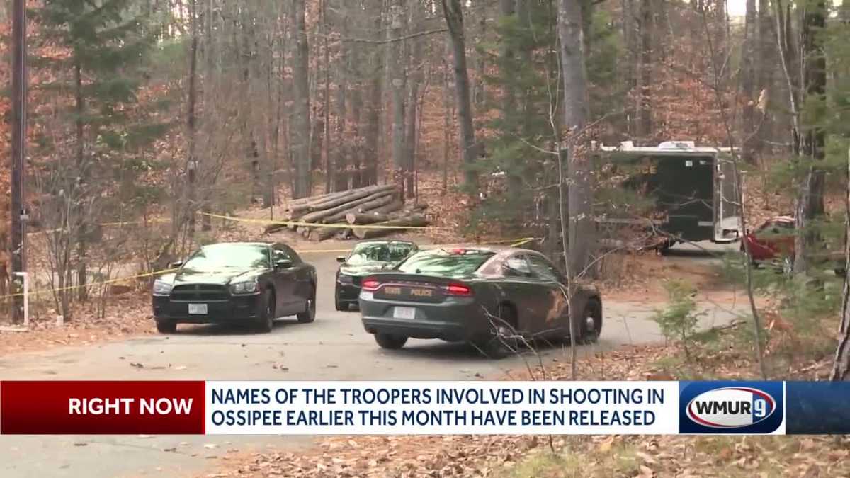 Officers' names released in officerinvolved shooting in Ossipee