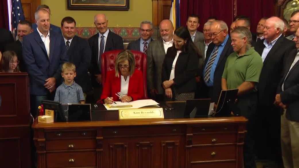 Iowa Gov. Kim Reynolds signs 17 bills