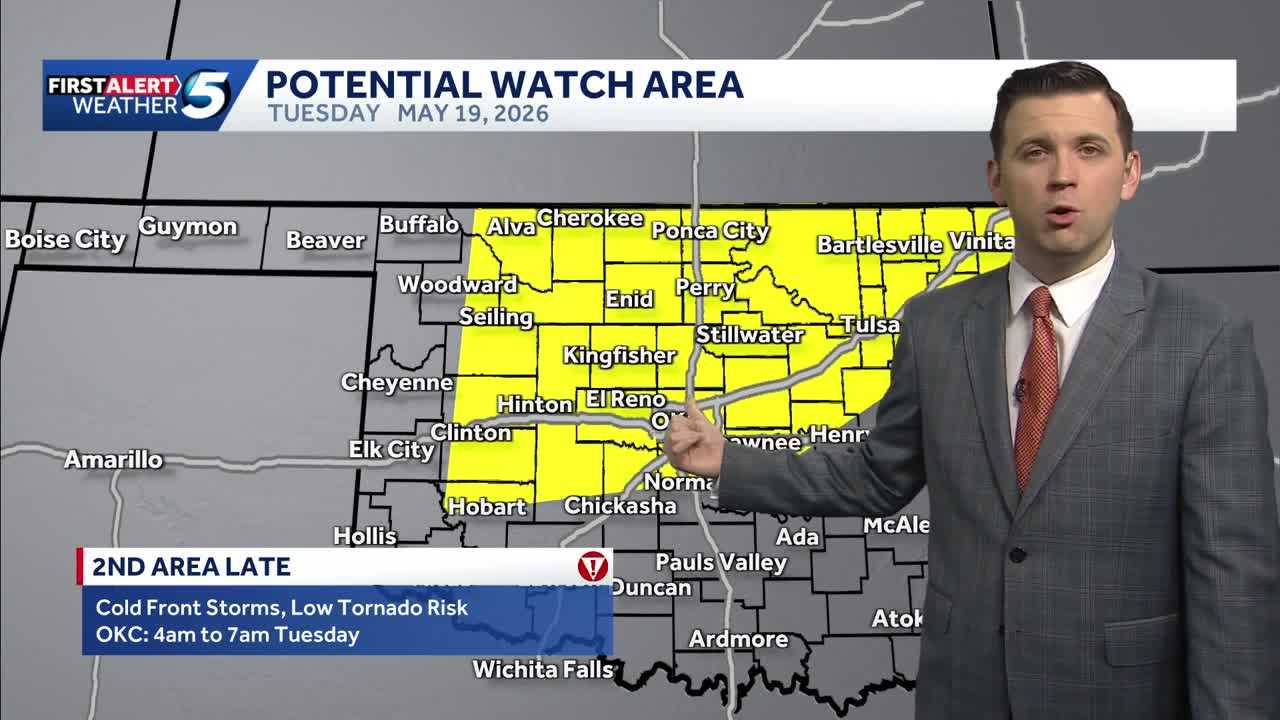 Storm Timeline: Monday into Tuesday