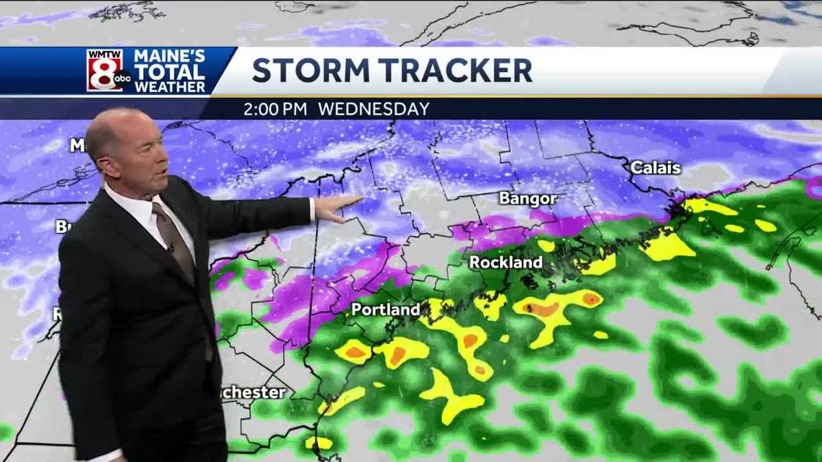 Clouds increase ahead of Wednesday’s rain and snow storm