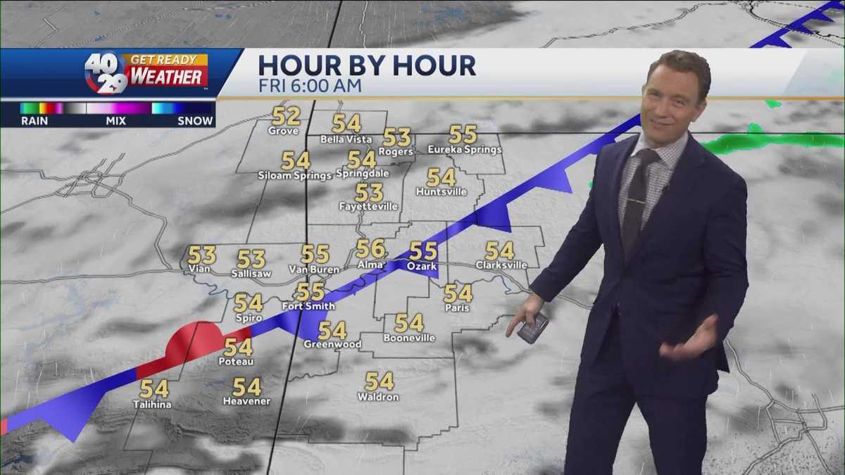 Cold front to move through this weekend