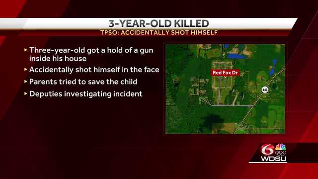 Hammond toddler dies in accidental shooting