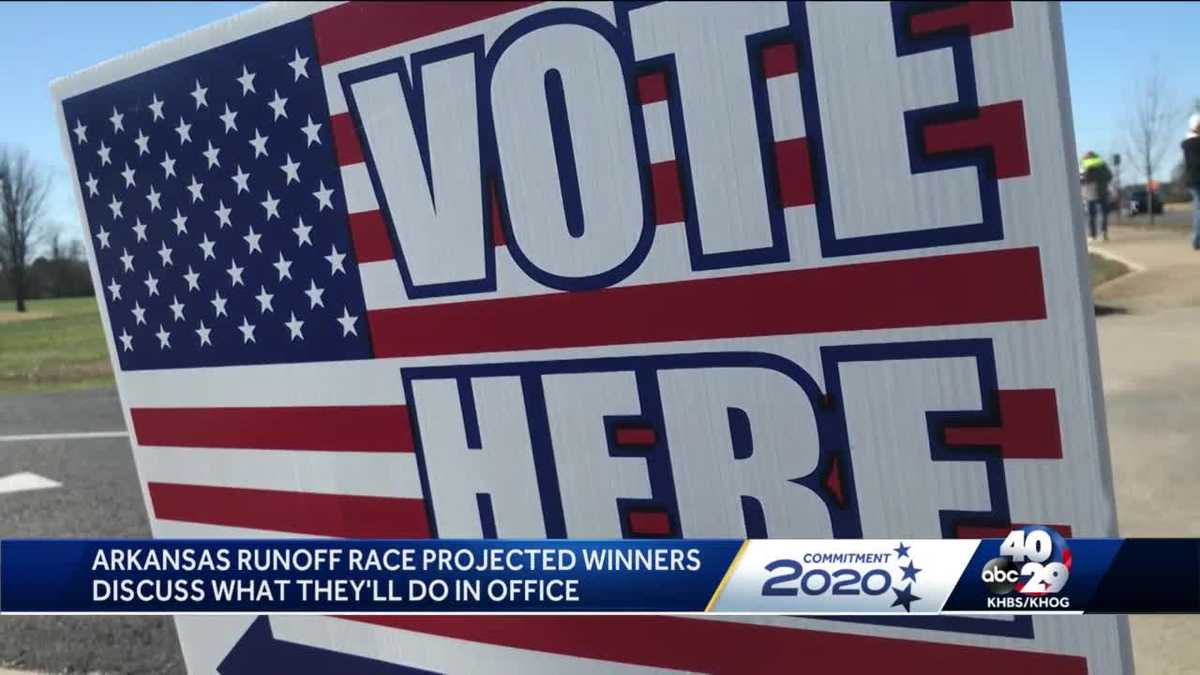 Arkansas runoff race projected winners discuss what they'll do in office