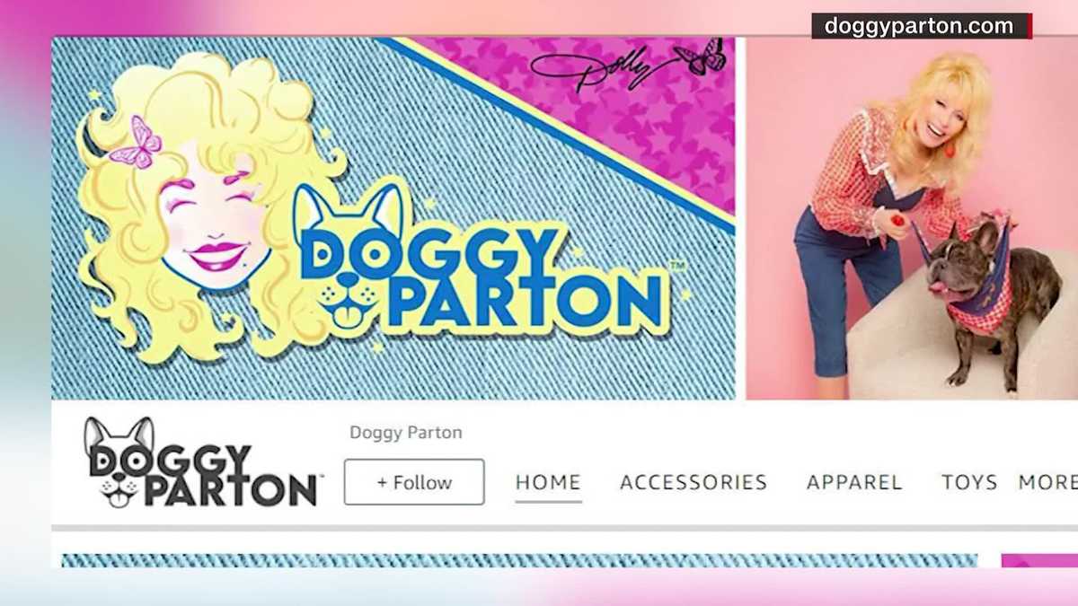 Dolly Parton launches 'Doggy Parton' pet apparel line