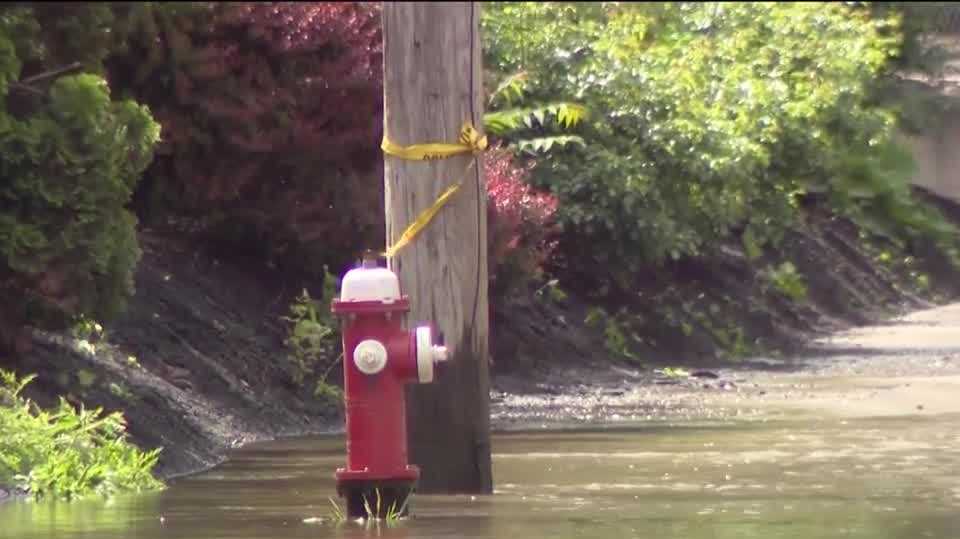Second Avenue water main break closes part of road
