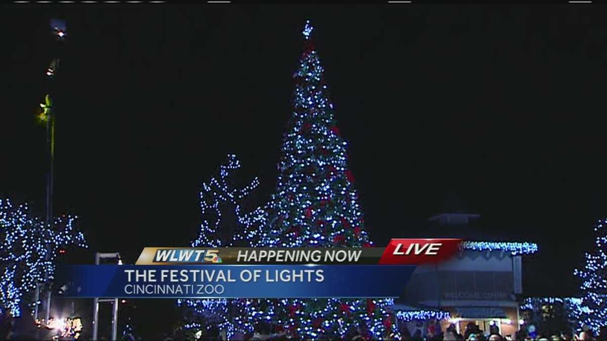 Santa flips the switch on the zoo's 32nd annual Festival of Lights