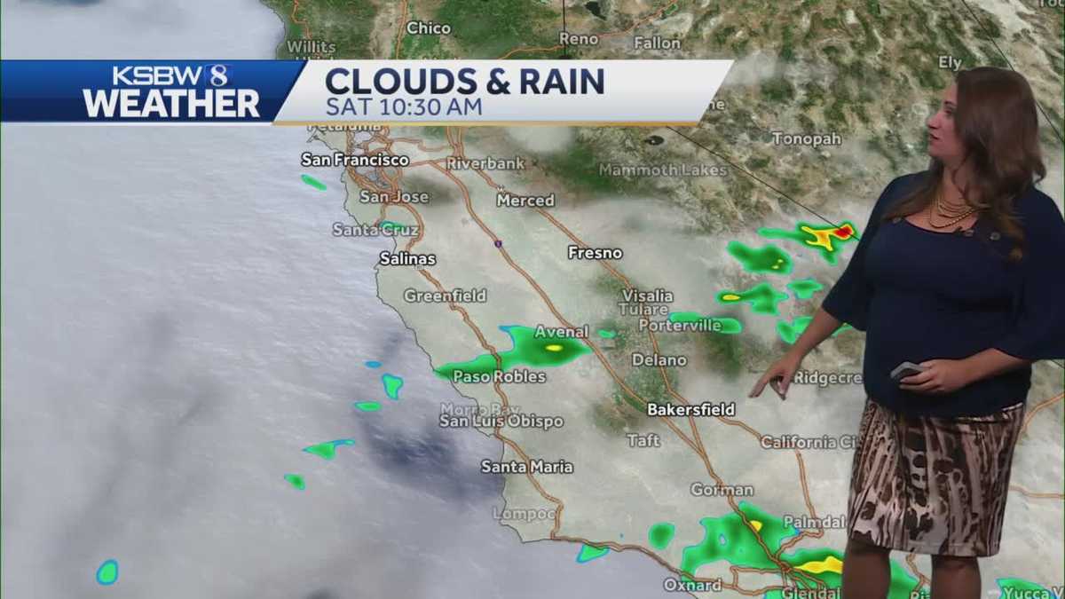 Cooler into the weekend with slight shower chances