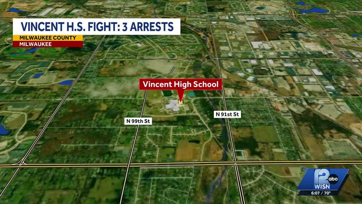 Police arrest three teens after fight at Milwaukee high school